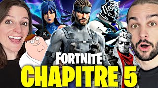 FORTNITE CHAPITRE 5  NOUVELLE MAP ET NOUVEAU PASS [upl. by Daas]