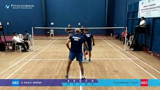 BOMBAY GYMKHANA VETERAN STATE BADMINTON CHAMPIONSHIP MUMBAI2024  A VIG amp S SAXENA VS A BILAWALA [upl. by Evod744]