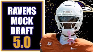 Baltimore Ravens Mock Draft 50 PostCombine [upl. by Eeliram]