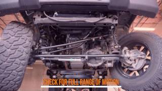 How To Install  Bilstein 5100 Steering Stabilizer  2007 Jeep JK Wrangler 24158428 [upl. by Attekal391]