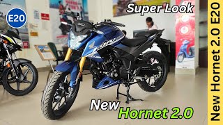 New Honda Hornet 20 2023 Model Full Details Review E20 Variant 🔥Price Features New Updates [upl. by Nysilla990]