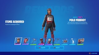 NEW Renegade Raider Skin  Polo Bundle FULL Review Polo x Fortnite [upl. by Tnomel]