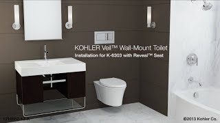 Installation  Veil Toilet with Reveal Seat [upl. by Alleuqcaj632]