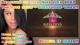 Reaction to Liva Miss Diva 2023 Finale Show  Shweta Sharda road to Miss Universe 2023 [upl. by Ardussi]