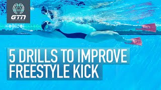 Improve Your Freestyle Kick  Swimming Drills To Make You Faster [upl. by Norine]