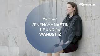 Übung 4 Wandsitz 🦵VenoTrain® Venengymnastik🦵 [upl. by Fidellia141]