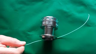 Fishing for beginners 2b how to attach a fishing line to a spinning reel using the arbor knot [upl. by Ardnal]