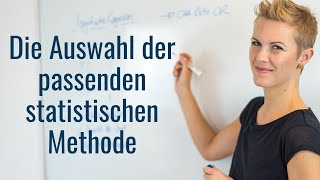 Die Auswahl der passenden statistischen Methode [upl. by Fi]