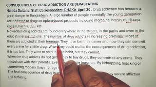 Report on devastating consequences of drug addiction [upl. by Ohce414]