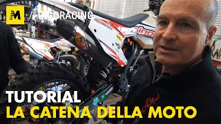 Tutorial catena della moto come regolarla per non fare disastri [upl. by Yarrum108]