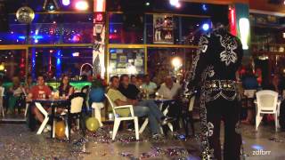 GOLDEN BEACH BAR Moraitika  Corfu ELVIS PRESLEY Live show 201307094 [upl. by Cyrus230]