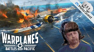 Warplanes Battles over Pacific VR 🪂 Multiplayer deutsch metaquest3 vr oculus metaquest2 [upl. by Waligore]