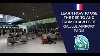 Paris Airport France Charles De Gaulle Airport Tour 4k CDG Airport [upl. by Esilrahc]