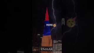 BAB TO BAB REHEGA 😎trending viralvideo burjkhalifa 😈ON FLAG [upl. by Thomajan]