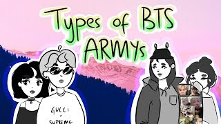 types of bts armys [upl. by Renrut]