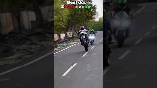 Best Duo Z900 X ZX10R shorts raiders superbike z900 kawasaki zx10r [upl. by Corabella]