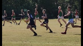 Rd 14 Coorparoo Roos Vs Sandgate Hawks U15 Div 3 AFL 4824 Benji 43 [upl. by Garnes943]