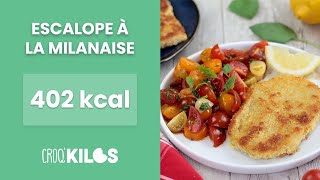 Escalope à la milanaise  CroqKilos [upl. by Eah]