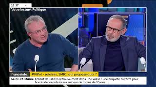 Débat sur le pouvoir dachat sur France info TV [upl. by Lebam]