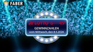 FABER Lotto · LottoGewinnzahlen vom Mittwoch den 08052024 [upl. by O'Doneven]