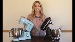 Spend 400 or 179 Head to head review of KitchenAid Artisan vs Aucma Stand mixer [upl. by Amik]