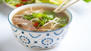 Vietnamese Pho Recipe Homemade Broth [upl. by Alded]