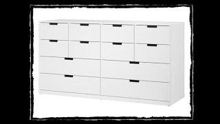 IKea NORDLI 12 Drawer Chest 4619 [upl. by Edina]