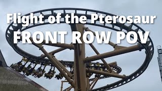 Flight of the Pterosaur 4K POV September 2024  Paultons Park [upl. by Aneres]