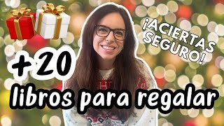 📚 20 LIBROS perfectos para REGALAR estas NAVIDADES 🎄 Ideas Regalos 🎁 [upl. by Bailie]