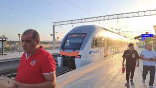 Sürət Qatarı ilə Yol Getmək demiryolu qatar train ADY azerbaycan [upl. by Yager650]