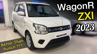 WagonR Zxi 2023 New Model 🔥 Price Features amp All Details 🔥 Vahan Official [upl. by Amitak]