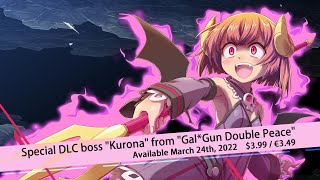 Gunvolt Chronicles Luminous Avenger iX 2  Guest Boss DLC quotKuronaquot Intro Trailer [upl. by Suissac]