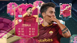 Mi carta FAVORITA 💎 Dybala 98 Futties Premium Review  FIFA 23 Ultimate Team [upl. by Onaivatco807]