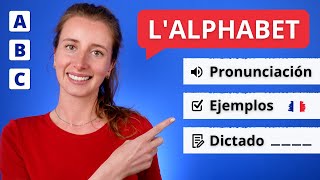 El Abecedario  El Alfabeto Francés Y Su Pronunciación 🇫🇷 Ejemplos  Dictado [upl. by Analise]