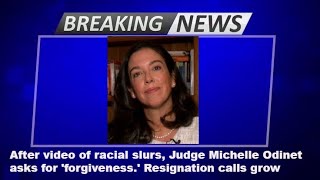 After video of racial slurs Judge Michelle Odinet asks for forgiveness  Resignation calls grow [upl. by Dov367]