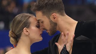 Mondiaux de patinage artistique  Record du monde pour PapadakisCizeron sur le programme court [upl. by Halden]