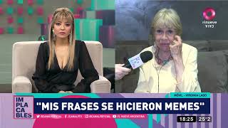 Virginia Lago quotMis frases se hicieron memesquot  Implacables [upl. by Nrubloc535]