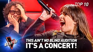 They turned their Blind Audition into a CONCERT on The Voice 💥  Top 10 [upl. by Sioux871]