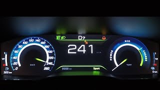 Peugeot 508 HYbrid SW PlugIn Hybrid acceleration 060 mph 0100 kmh top max speed  1001cars [upl. by Marlea]