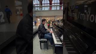 Breathtaking Pianist Mesmerizes Passersby With Boogie Woogie Stomp [upl. by Peery]