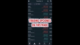 Trading De Opciones Broker Firstrade Desde México [upl. by Yenots6]