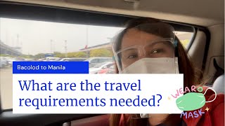 Bacolod to Manila Travel Requirements  Cebu Pacific Airlines [upl. by Hailey]