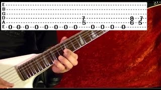 25 Best Heavy Metal Riffs Ever  2 of 2   Guitar Lesson [upl. by Klayman]