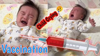 injectionLittle Baby Pain On hip Crying [upl. by Ainaj186]