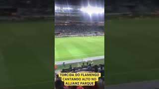 Torcida do Flamengo cantando alto no Allianz Parque enquanto no Campo Palmeiras atacava o FLA [upl. by Tullus]