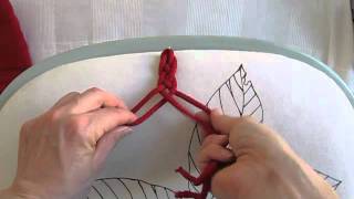 How to braid with four strands [upl. by Katrina]