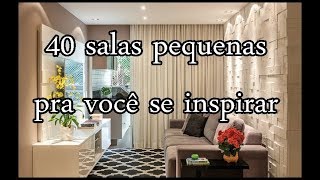 40 SALAS PEQUENAS PRA VOCÊ SE INSPIRAR [upl. by Anaujat527]