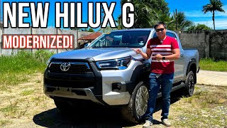 2024 updated Toyota Hilux G AT closer specs to the Conquest  Full walk around review [upl. by Bettzel]