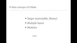 Learn CMake by real example tutorial 1 main concepts of CMake target modules [upl. by Line]