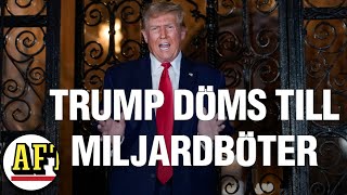 Donald Trump döms i New York ”Hårt slag mot honom” [upl. by Josephine799]